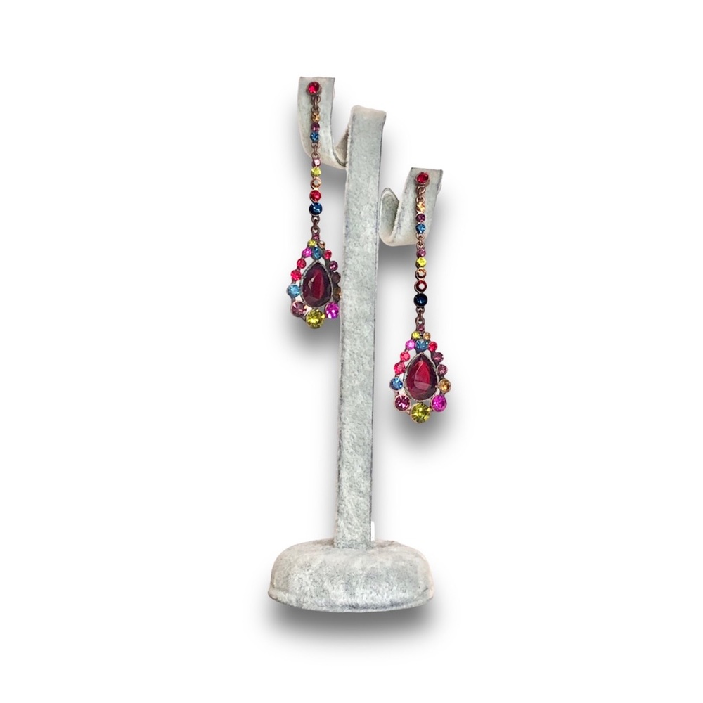 Colorful Rhinestones Earrings